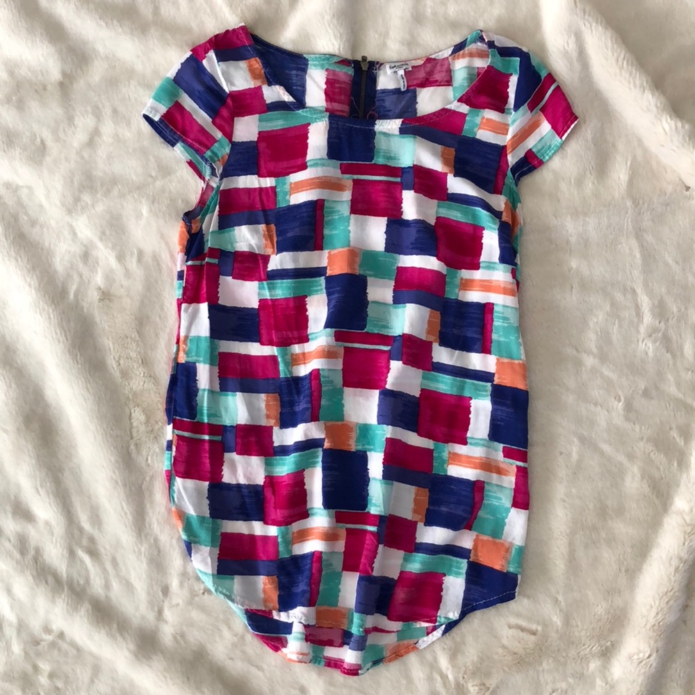 Color Block Blouse